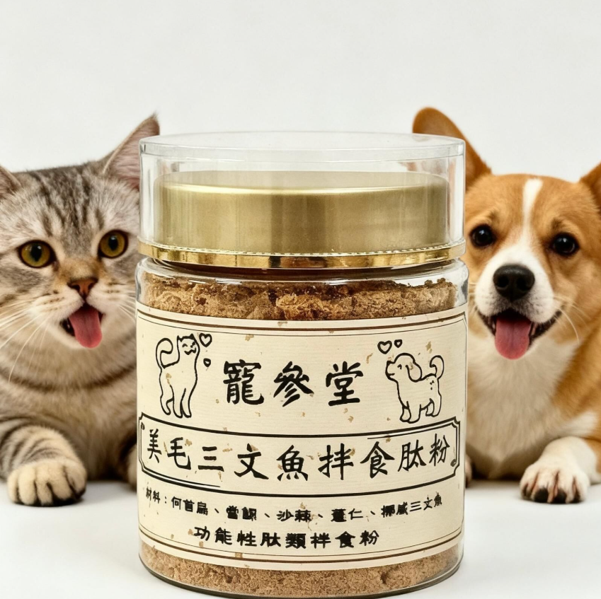 美毛亮膚三文魚拌食肽粉 Shiny Coat Salmon Peptide Meal Mix